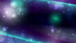 Blue purple neon lines and shiny bokeh abstract background