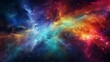 A cosmic explosion of colorful gases and energy