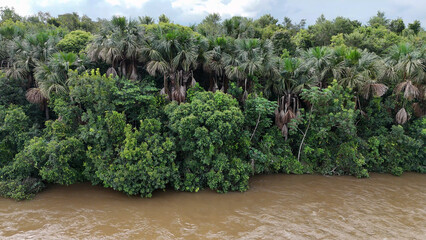 Wall Mural - Aerial image of the apore river