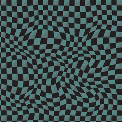 Poster - blue checkerboard pattern background eps 10