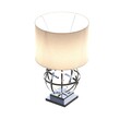 table lamp isolated on white background, room lamp, 3D illustration, cg render
