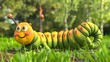 Cute caterpillar cartoon 