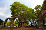 Fototapeta Dmuchawce - Remains of the aqueduct from the ancient city of Phaselis in Lycia today Türkiye