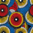 african ankara seamless pattern tile