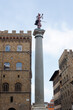 Column of Justice in Piazza Santa Trinità in Florence, Italy
