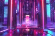 Art deco background with a futuristic aesthetic for tech-themed content