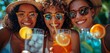 Joyful Summer Celebration: Multicultural Gathering and Refreshing Beverages