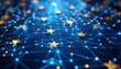 Digital constellation exploration  eu concept on networks, connectivity, and data integration