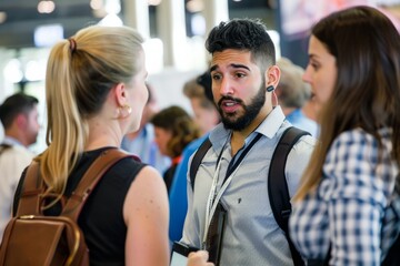 Professional Photography of a candidate participating in a case study interview, analyzing a business problem and presenting their solutions, Generative AI