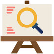 search flat style icon