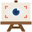 vision flat style icon