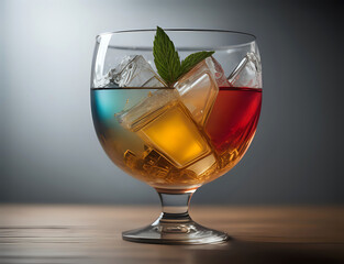 Canvas Print - Cocktail im Glas