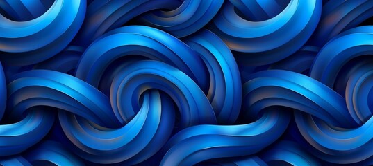 Poster - Blue geometric gradient banner with concrete stone pattern for design template background