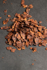 Wall Mural - roasted and dried in chocolate and cocoa coconut pulp