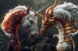 Mythical Creatures Unite in an Unlikely Alliance:A Cinematic Fantasy Adventure