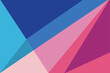 abstract geometric background with pink, blue paper, panoramic shot vector design