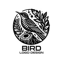 Wall Mural - Bird Vector Logo Design