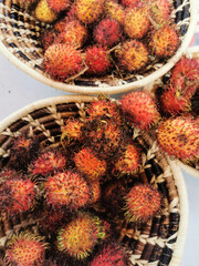 Wall Mural - rambutan exotic fruit