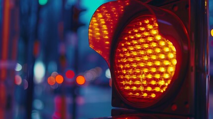 Aufkleber - Close-up of a traffic light countdown timer, indicating the remaining time for pedestrians to cross safely.