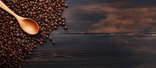 Sticker - Wooden ladle and legumes on surface