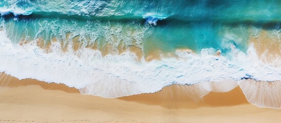 Wall Mural - Ocean Surfboard Wave Coast View