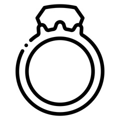 Sticker - diamond ring icon