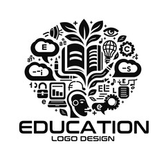 Wall Mural - Education Vector Logo Design 