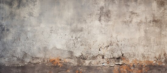 Poster - Rusty and concrete textures on a wall