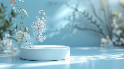 Poster - Close Up of a Vase With Flowers on a Table