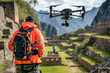 Surveying and Mapping:  drones used in land surveying, mapping, and geographical exploration