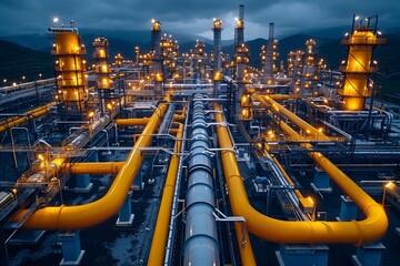 Petrochemical production methods: Industrial gas and oil refining