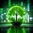 green computing green technology green it csr and it ethics concept