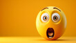 Surprised Emoticon A surprised emoticon with wide eyes and an open mouth indicating astonishment shock or disbelief at something unexpected.
