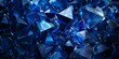Sapphire Depths: Abstract Blue Gemstone Texture
