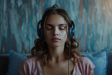 Sticker - Peaceful restfulness in neurological studies for sleep dreaming and relaxation using mental health therapy techniques.