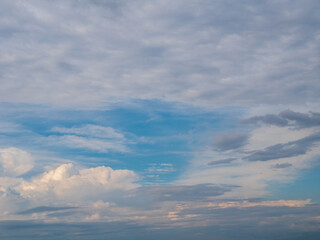 Wall Mural - many clouds in the sky with bruises