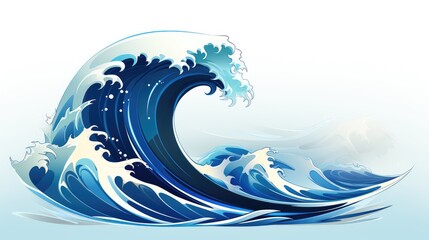 Wall Mural - water wave