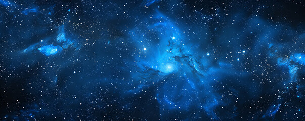 Wall Mural - Outer space sky with Stars. Galaxy universe black background of shiny starfield texture.