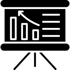 Sticker - Bar Chart Icon