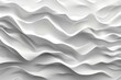 b'White Waves 3D Illustration'