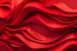 Red flowing abstract waves background