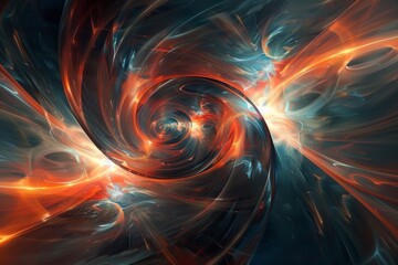 Wall Mural - Abstract colorful background. futuristic technology concept