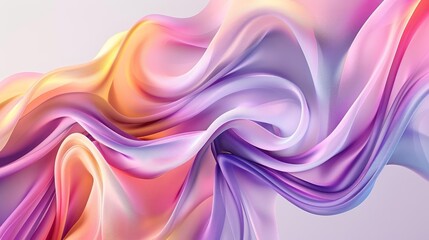 fluid abstract shapes colorful twisted forms in motion soft pastel textures for poster flyer or banner background