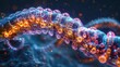 Glowing Parasitic Worm Revealed in Stunning Scientific A Captivating Journey into the Microscopic World