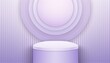 Mauve Magic: Pastel Purple Gradient Background Vector