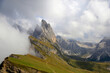 Seceda Bergmassiv, Naturpark Puez-Geisler, Dolomiten, Italien, Europa