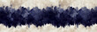 Beautiful abstract panoramic background. Blurred strokes and blots of inky blue on a beige background. Wide texture with seamless pattern. Great for design and header. Generative AI.