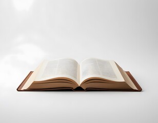 Wall Mural - Open book on a white background