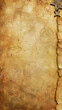 Aged Parchment with Ornate Patterns and Copy Space for Religious or Historical