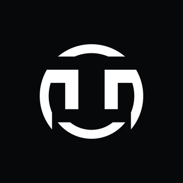 circle logo monogram forming the letters 